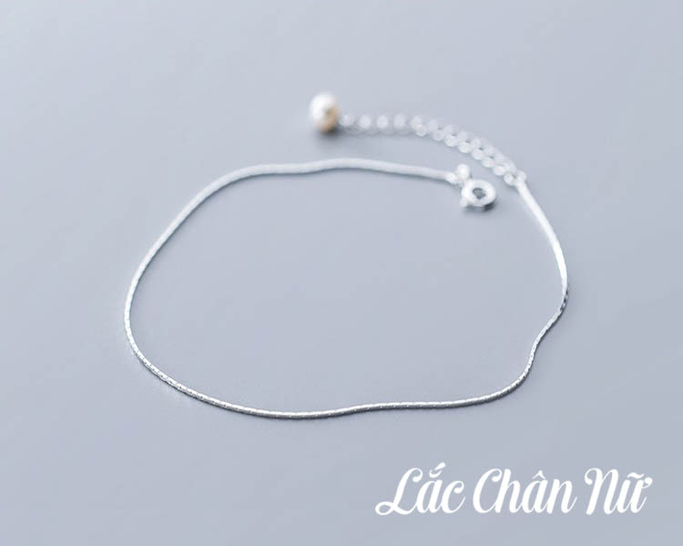 Lắc chân bạc nữ cao cấp đơn giản nhẹ nhàng LCBN183